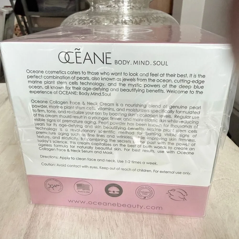 Oceane Pink Pearl Collagen Face & Neck Cream